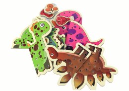 Gra Zręcznościowa Raj Dinozaurów Sznurowane Kolorowe