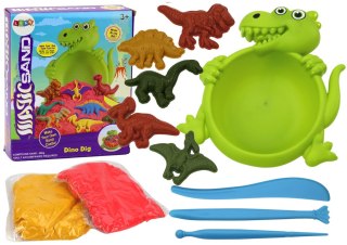 Magiczny Piasek Dinozaury Foremki 6szt