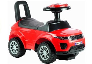JEŹDZIK PCHACZ AUTO DLA DZIECKA 613W DŹWIĘKI W KIEROWNICY ŚWIATŁA SCHOWEK