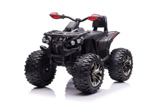 QUAD NA AKUMULATOR DLA DZIECI 3-6 LAT QLS-3288 AMORTYZATORY 4X4 SKÓRA EVA LED MP3 RADIO