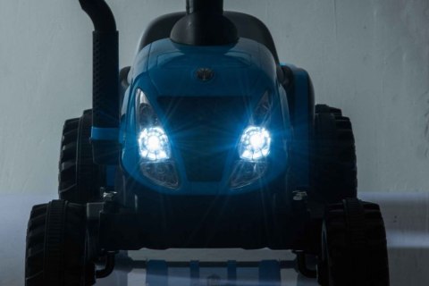 MAŁY TRAKTOREK NA AKUMULATOR Z PRZYCZEPĄ DLA DZIECKA 2-4 LAT A009 45W LED