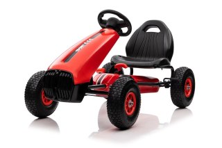 GOKART NA PEDAŁY DLA DZIECI G208 KOŁA POMPOWANE DO 30KG HAMULEC SPRZĘGŁO