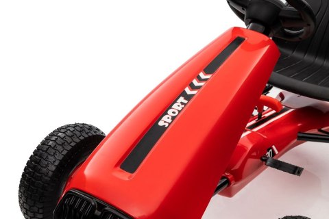 GOKART NA PEDAŁY DLA DZIECI G208 KOŁA POMPOWANE DO 30KG HAMULEC SPRZĘGŁO