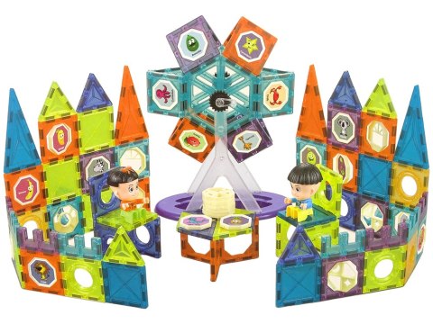 KLOCKI MAGNETYCZNE BUDOWLE 3D DIABELSKI MŁYN ZESTAW KONSTRUKCYJNY 155 EL. KLOCKI MAGNETYCZNE BUDOWLE 3D DIABELSKI MŁYN ZESTAW KONSTRUKCYJNY 155 EL.