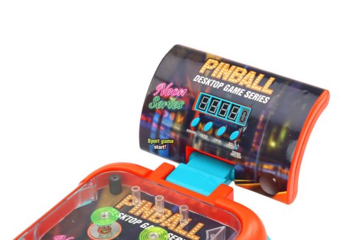 PINBALL FLIPER GRA ZRĘCZNOŚCIOWA AUTOMAT DO GRY DŹWIĘKI ŚWIATEŁKA LICZNIK