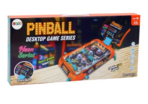 PINBALL FLIPER GRA ZRĘCZNOŚCIOWA AUTOMAT DO GRY DŹWIĘKI ŚWIATEŁKA LICZNIK