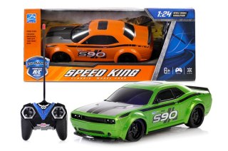 SAMOCHÓD ZDALNIE STEROWANY SPORTOWY RC SPEED KING 1:24 PILOT 2 KOLORY