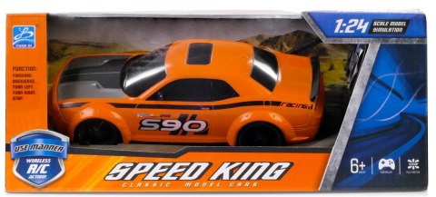 SAMOCHÓD ZDALNIE STEROWANY SPORTOWY RC SPEED KING 1:24 PILOT 2 KOLORY