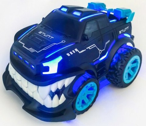 AUTO ZDALNIE STEROWANE RC OBRÓT 360 STOPNI LED ŚWIATŁO AKUMULATOR PILOT