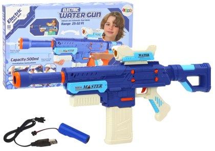 PISTOLET KARABIN NA WODĘ ELEKTRYCZNY M416 ZBIORNIK 500ML 2 TRYBY AKUMULATOR
