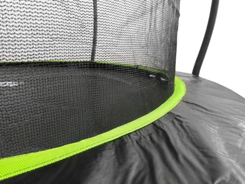 TRAMPOLINA OGRODOWA 8FT 244CM DRABINKA SIATKA OSŁONA SOLIDNA MATA SPORTMAX