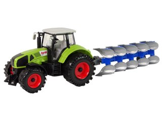 TRAKTOR Z PŁUGIEM NAPĘD FRYKCYJNY RUCHOME CZĘŚCI 50CM