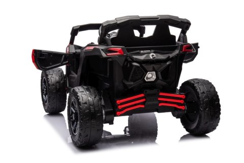 AUTO NA AKUMULATOR DLA DZIECKA BUGGY CAN-AM 4X200W 24V MP3 PILOT EVA SKÓRA LED