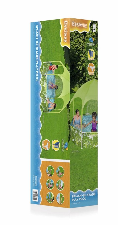 Basen Ogrodowy Stelażowy Dla Dzieci 244 cm x 51 cm Bestway 56432 Zielony Basen Ogrodowy Stelażowy Dla Dzieci 244 cm x 51 cm Bestway 56432 Zielony
