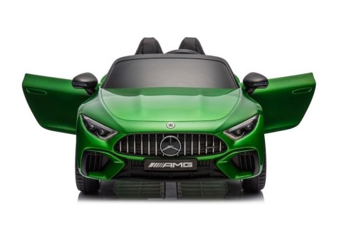 AUTO NA AKUMULATOR DLA DZIECI MERCEDES AMG SL63 2X200W LAKIER PILOT SKÓRA EVA LED RADIO MP3