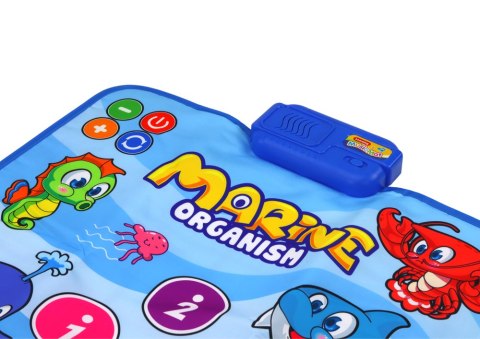 Mata Taneczna Muzyczna Edukacyjna Interaktywna Ocean Dźwięki Przyciski