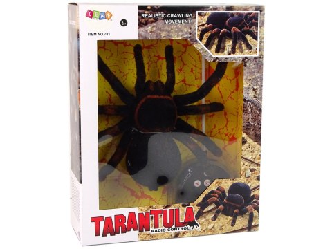 DUŻY PAJĄK ZDALNIE STEROWANY CZARNA TARANTULA RC OBRÓT 360 STOPNI PILOT