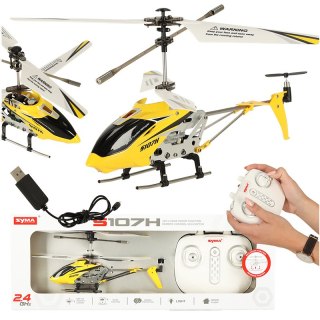 HELIKOPTER LATAJĄCY ZDALNIE STEROWANY RC SYMA S107H ŻYROSKOP LED PILOT 2.4G