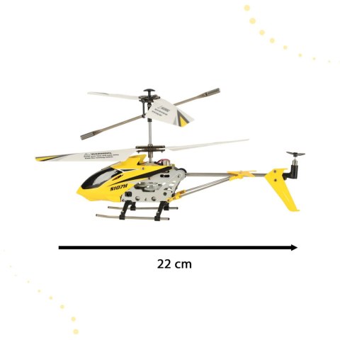 HELIKOPTER LATAJĄCY ZDALNIE STEROWANY RC SYMA S107H ŻYROSKOP LED PILOT 2.4G