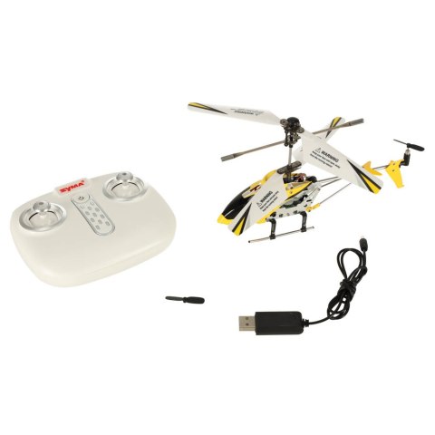 HELIKOPTER LATAJĄCY ZDALNIE STEROWANY RC SYMA S107H ŻYROSKOP LED PILOT 2.4G