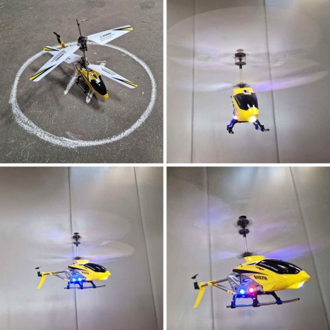 HELIKOPTER LATAJĄCY ZDALNIE STEROWANY RC SYMA S107H ŻYROSKOP LED PILOT 2.4G