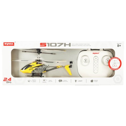 HELIKOPTER LATAJĄCY ZDALNIE STEROWANY RC SYMA S107H ŻYROSKOP LED PILOT 2.4G