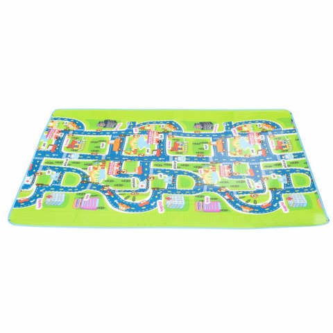 MATA EDUKACYJNA PIANKOWA TERMOIZOLACYJNA DLA DZIECI DYWAN 160X200CM ULICA MATA EDUKACYJNA PIANKOWA TERMOIZOLACYJNA DLA DZIECI DYWAN 160X200CM ULICA