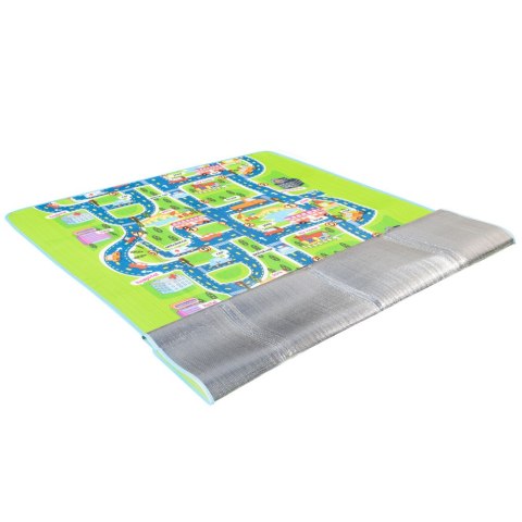 MATA EDUKACYJNA PIANKOWA TERMOIZOLACYJNA DLA DZIECI DYWAN 160X200CM ULICA MATA EDUKACYJNA PIANKOWA TERMOIZOLACYJNA DLA DZIECI DYWAN 160X200CM ULICA