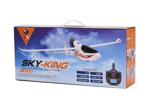 SAMOLOT ZDALNIE STEROWANY MOTOSZYBOWIEC RC WLTOYS SKYKING F959S PILOT 2,4GHz