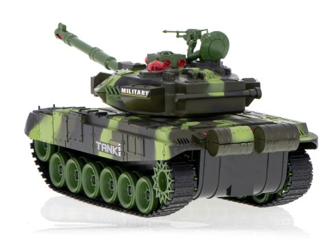 CZOŁG ZDALNIE STEROWANY RC WAR TANK 9993 ŚWIATŁA DŹWIĘKI PILOT 2.4GHz AKUMULATOR