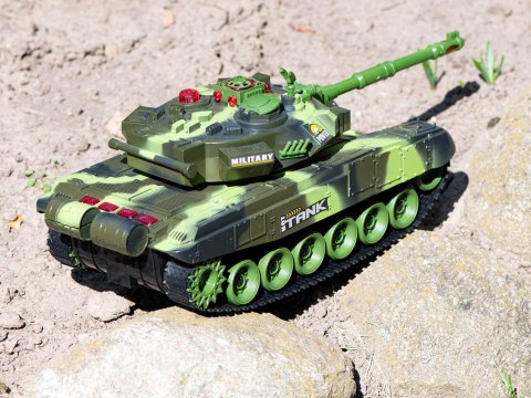 CZOŁG ZDALNIE STEROWANY RC WAR TANK 9993 ŚWIATŁA DŹWIĘKI PILOT 2.4GHz AKUMULATOR