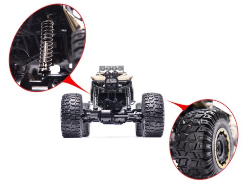 DUŻY SAMOCHÓD ZDALNIE STEROWANY AUTO RC ROCK CRAWLER 1:8 51CM PILOT 2,4GHz