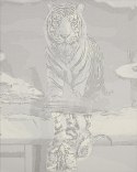 Malowanie po numerach obraz 50x40cm kot i tygrys