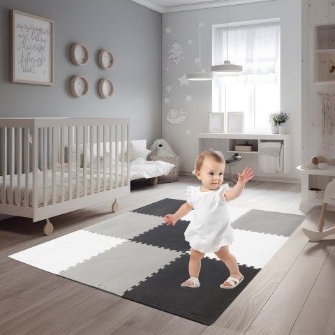 PUZZLE PIANKOWE MATA PIANKOWA EDUKACYJNA DLA DZIECI 180X180CM 9EL. 60X60CM PUZZLE PIANKOWE MATA PIANKOWA EDUKACYJNA DLA DZIECI 180X180CM 9EL. 60X60CM