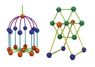 KLOCKI SŁOMKI KONSTRUKCYJNE 3D GEOMETRIC ZESTAW 84 EL NAKLEJKI KARTY ZADAŃ