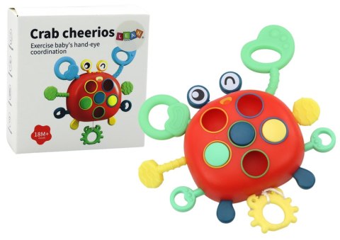 Krab Sensoryczny Interaktywny Edukacyjna Zabawka Dla Dzieci Gryzak