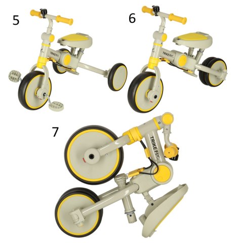 ROWEREK TRÓJKOŁOWY WÓZEK TRIKE FIX V4 DLA DZIECKA 1-6 LAT DO 25KG PCHACZ