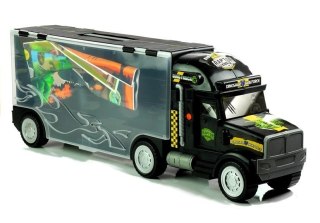 TIR Z DINOZAURAMI 1:22 ZESTAW POJAZDÓW FIGUREK SORTER 49CM GRA PLANSZOWA