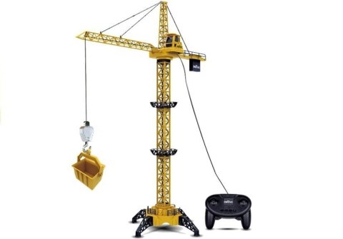 DUŻY DŹWIG ŻURAW ZDALNIE STEROWANY 128CM 360 ST. DO ZŁOŻENIA ŚWIATŁO PILOT