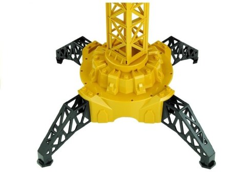 DUŻY DŹWIG ŻURAW ZDALNIE STEROWANY 128CM 360 ST. DO ZŁOŻENIA ŚWIATŁO PILOT