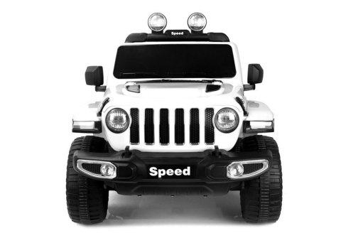 SAMOCHÓD NA AKUMULATOR AUTO DLA DZIECKA JEEP SPEED 4X4 EVA PILOT SKÓRA