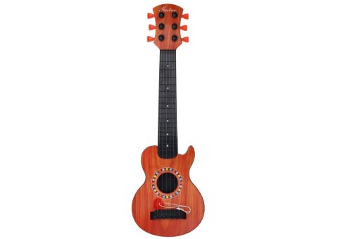 Gitara Zabawkowa Dla Dzieci Kostka Do Gry Drewno Pomarańczowa Gitara Zabawkowa Dla Dzieci Kostka Do Gry Drewno Pomarańczowa