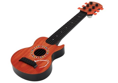 Gitara Zabawkowa Dla Dzieci Kostka Do Gry Drewno Pomarańczowa Gitara Zabawkowa Dla Dzieci Kostka Do Gry Drewno Pomarańczowa
