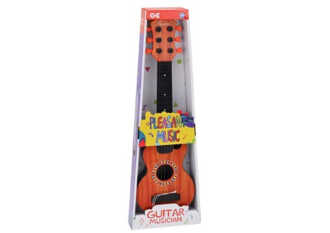 Gitara Zabawkowa Dla Dzieci Kostka Do Gry Drewno Pomarańczowa Gitara Zabawkowa Dla Dzieci Kostka Do Gry Drewno Pomarańczowa