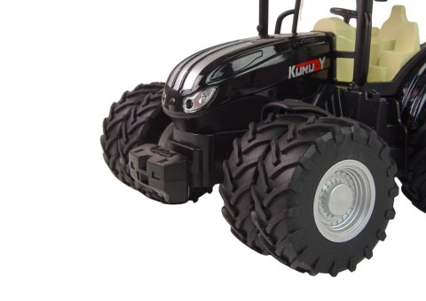 TRAKTOR ZDALNIE STEROWANY METALOWY 1:24 RC PILOT 2.4G ŚWIATŁA AKUMULATOR