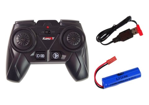 TRAKTOR ZDALNIE STEROWANY METALOWY 1:24 RC PILOT 2.4G ŚWIATŁA AKUMULATOR