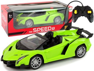 AUTO SPORTOWE ZDALNIE STEROWANE SAMOCHÓD RC 1:18 KABRIO PILOT OPONY GUMOWE