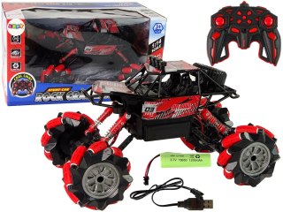 AUTO ZDALNIE STEROWANE ROCK CRAWLER RC 1:14 ROLKI PILOT AMORTYZATORY AKUMULATOR