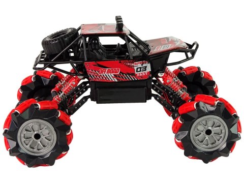 AUTO ZDALNIE STEROWANE ROCK CRAWLER RC 1:14 ROLKI PILOT AMORTYZATORY AKUMULATOR