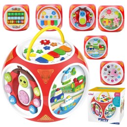 Edukacyjna Kostka Sensoryczna Kolorowa Zabawka Interaktywna Światło Dźwięk